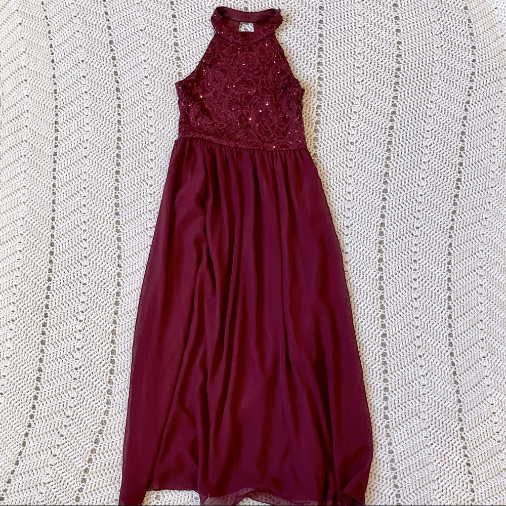 Speechless Burgundy Dress